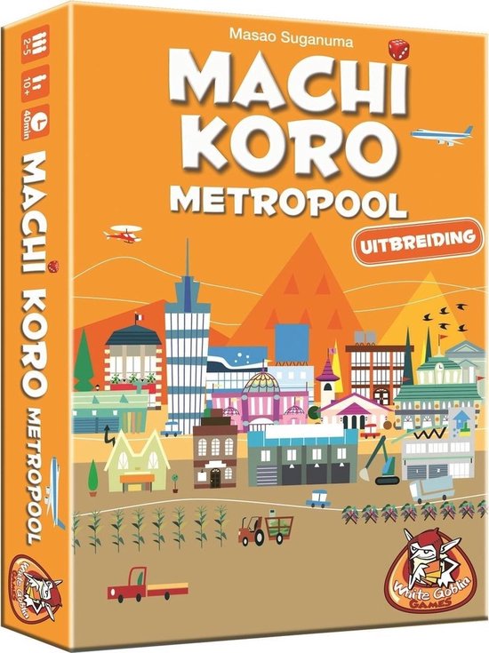 White Goblin Games - Machi Koro: Metropool - familiespel - 2 tot 5 spelers - 40 minuten - Vanaf 7 jaar