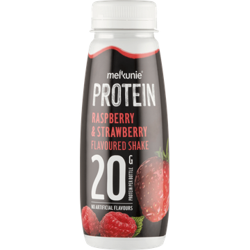 Melkunie Protein aardbei & framboos shake  reserveren 