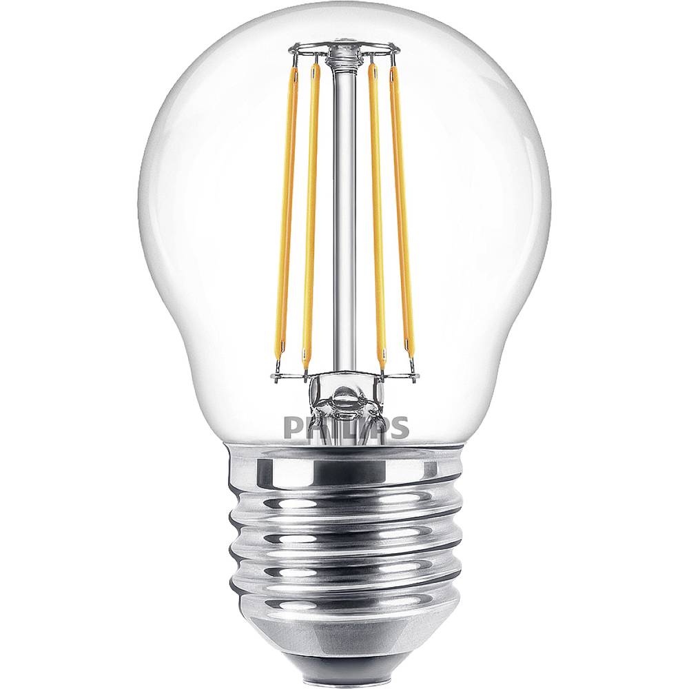 Philips LED 76317600 LED-lamp Energielabel F (A - G) E27 Kogel 4.3 W = 40 W Warmwit (Ø x l) 4.5 cm x 8 cm 1 stuk(s)