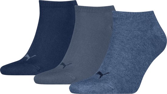 Puma - Unisex Sneakersokken - 3 Pack - Maat 43-46