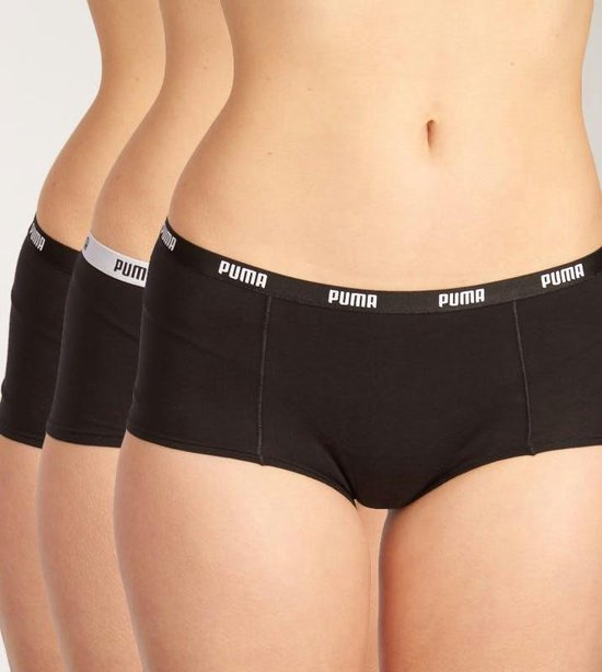Puma Women Mini Hort 2 Pack Black | Zwart | Maat: S