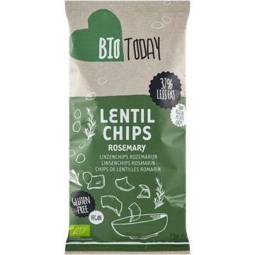 BioToday Linzenchips Rozemarijn 75g