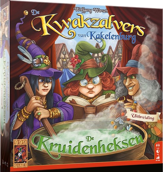 De Kwakzalvers van Kakelenburg: De Kruidenheksen Uitbreiding - Bordspel