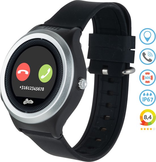 Spotter GPs En Tracker Horloge Air Zwart (spw-b1702)