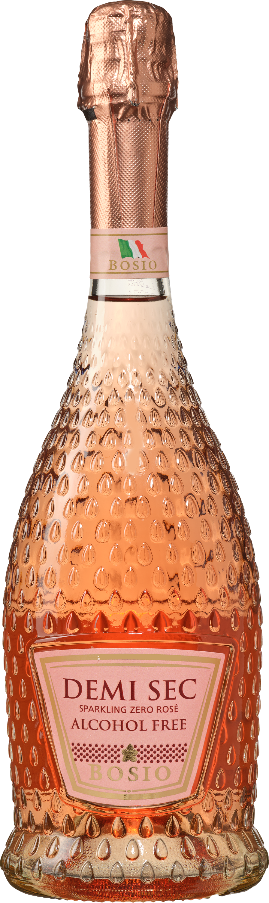 Bosio Demi Sec Sparkling Zero Rosé Sans Alcool (3 bouteilles)