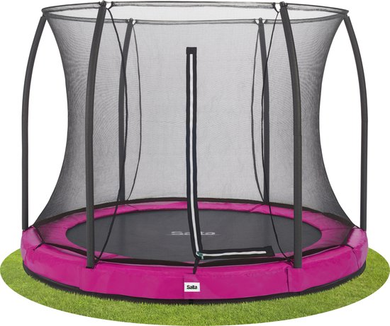 Salta Comfort Edition Ground Trampoline met Veiligheidsnet - 213 cm - Roze
