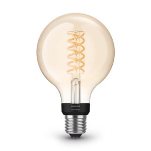 Philips Hue LED Bollamp G93 Filament E27 7.2W White 580lm 2100K Bluetooth