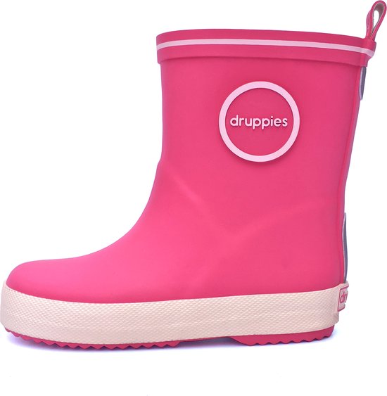 Druppies Regenlaars Roze | Rose | Maat: 28