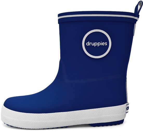 Druppies Regenlaarzen Kinderen - Donkerblauwe Rubber Laarzen - Meisjes - Jongens - Fashion - Maat 33