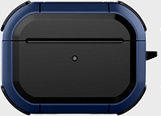 WIWU - Hoes geschikt voor Airpods Pro - Airpods Pro Case - Donker Blauw