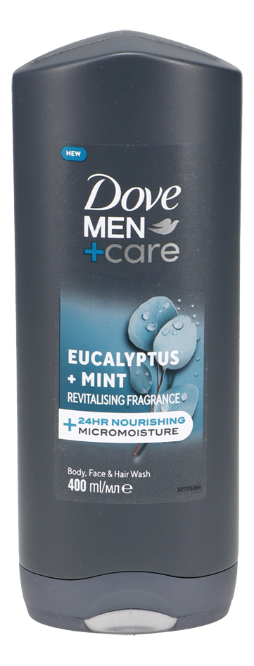 6x Dove Douchegel Men+ Care Eucalyptus + Mint 400 ml