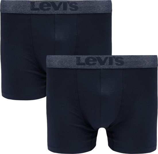 Levi's Brief Boxershorts 2-Pack Navy Melange - maat S