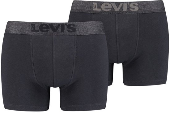 Levi's Lange short - 2 Pack 002 Black - maat XL (XL) - Heren Volwassenen - Katoen/elastaan- 701203923-002-XL