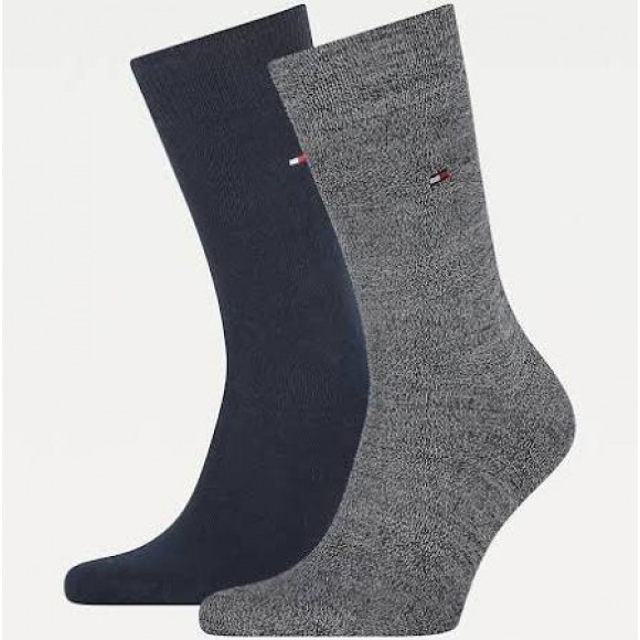 Tommy Hilfiger Men Sock Classic 2P GRAU 39/42