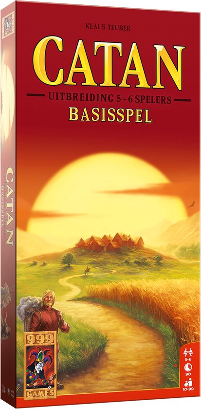 999 Games Catan: Uitbreiding 5/6 spelers bordspel Nederlands