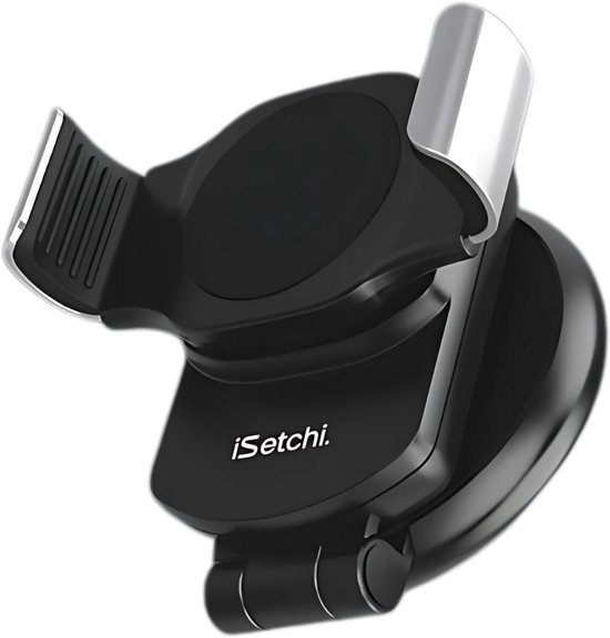 iSetchi Telefoonhouder Auto Dashboard Plakker - Geschikt voor alle Auto Dashboards - GSM / Mobiel Houder - Autohouder Telefoon - Ook geschikt voor Laptop en Bureau