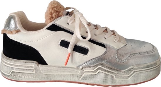 Scotch & Soda Dames Sneaker Lillie White Silver WIT 41