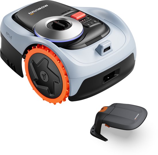 Segway Navimow i206 AWD - Robotmaaier - NRTK + Vision - Zonder Grensdraad & Zonder Antenne - Snelste & eenvoudige Installatie - 600m² - driewielaandrijving - 45% Helling - AI Obstakelvermijding -Super Stil 59dB-3 Jaar Garantie