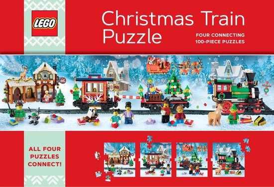 LEGO Kersttrein puzzel