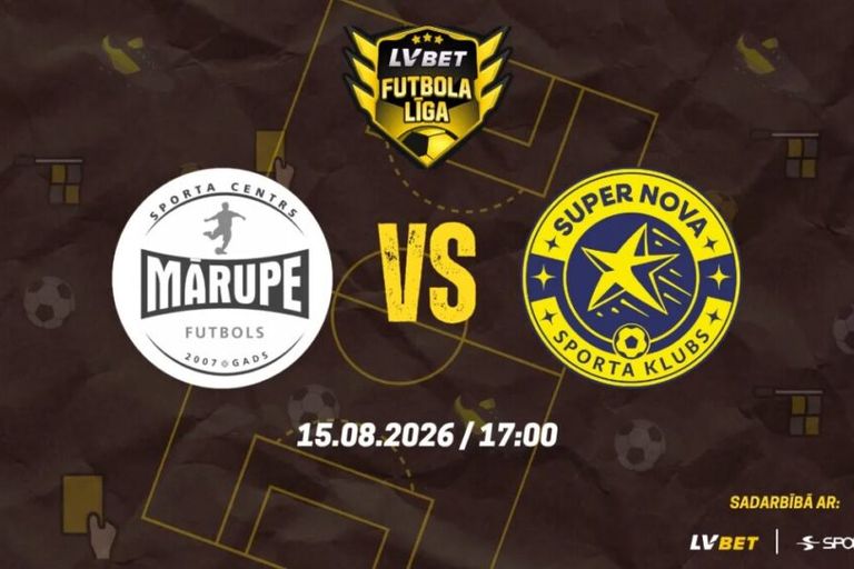 LVBet līgas tiešraide: “Mārupes SC” pret “SK Super Nova-2”