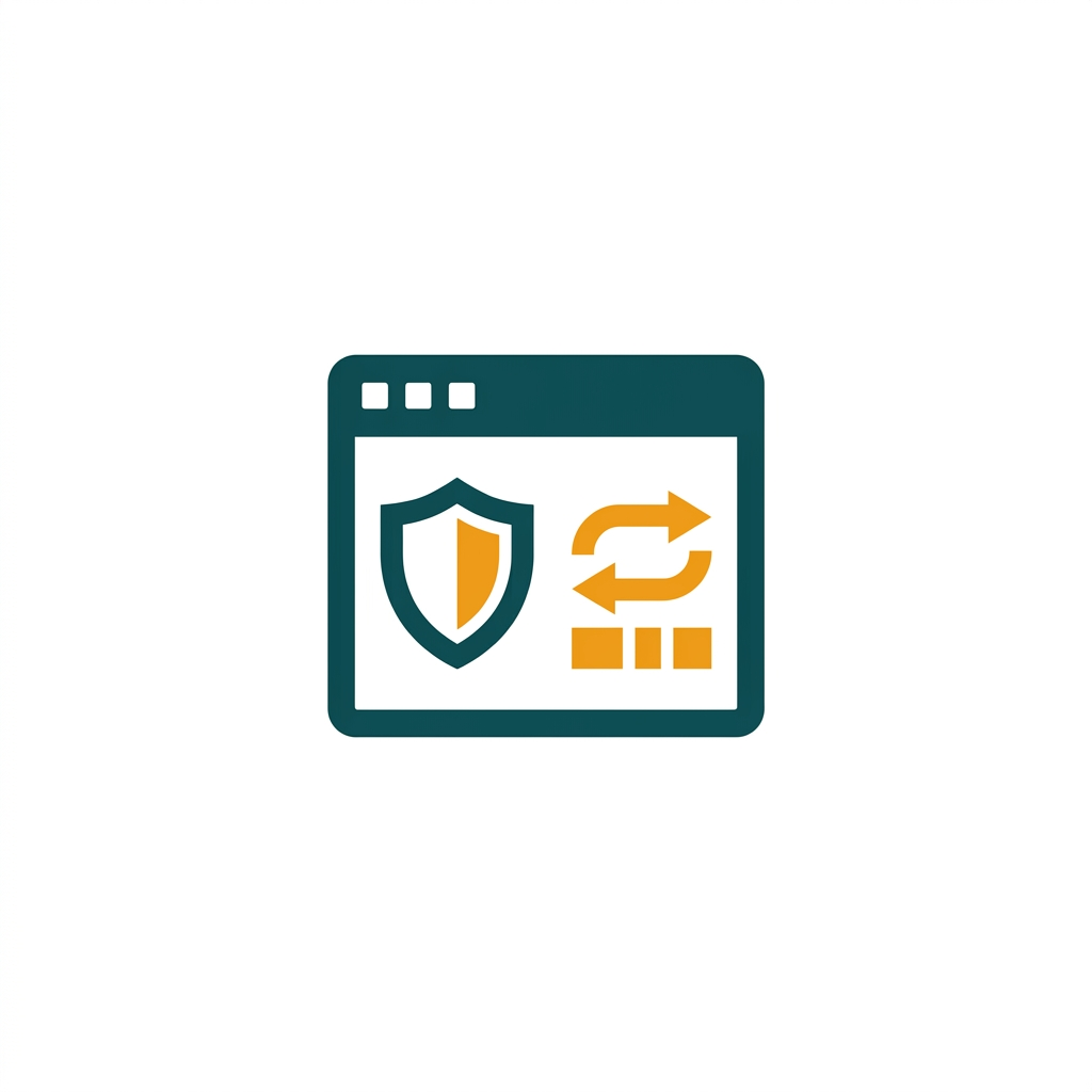 a simple calendar icon with a checkmark, representing a scheduled task