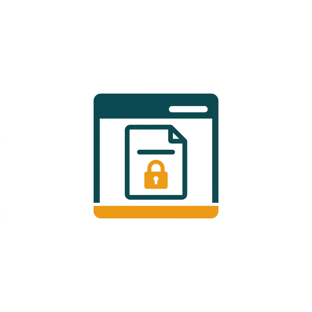 a browser window with a small shield icon in the corner and several plugin icons being crossed out
