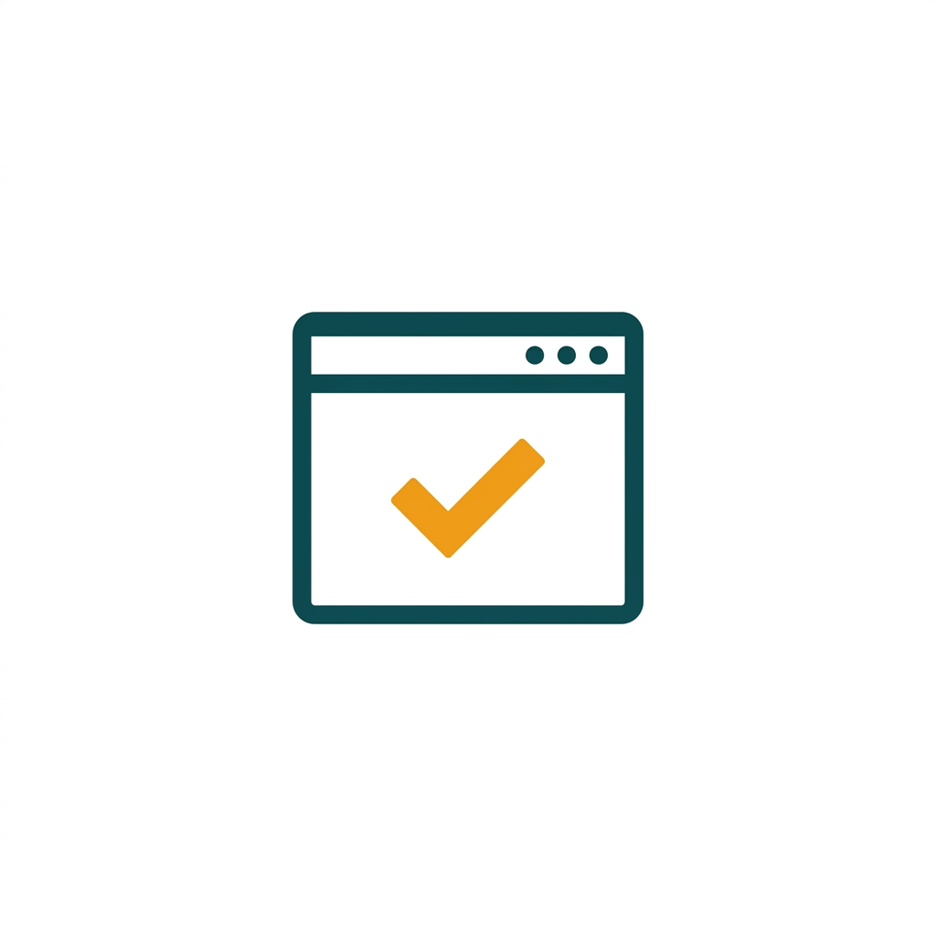 a checklist document with a security checkmark and a wrench tool icon
