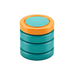 a magnifying glass inspecting a database icon, focusing on data integrity