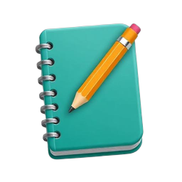 a digital notebook with a pen touching the screen, capturing notes and ideas