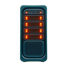 a stylized window icon with a server rack, indicating business infrastructure
