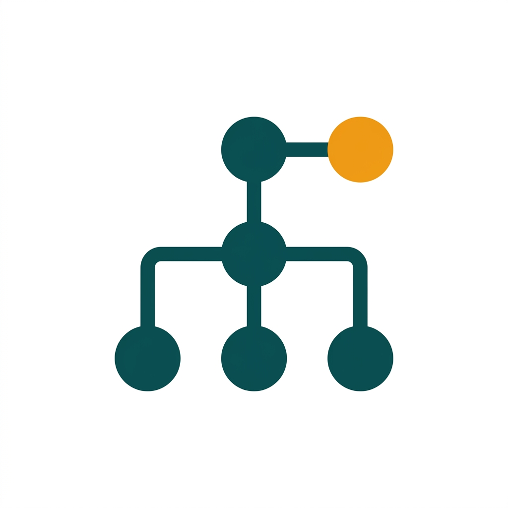 a completed business process flowchart with decision diamonds and process rectangles