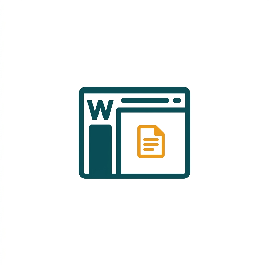 a document page with highlighted text formatting options like font size, bold, and alignment tools