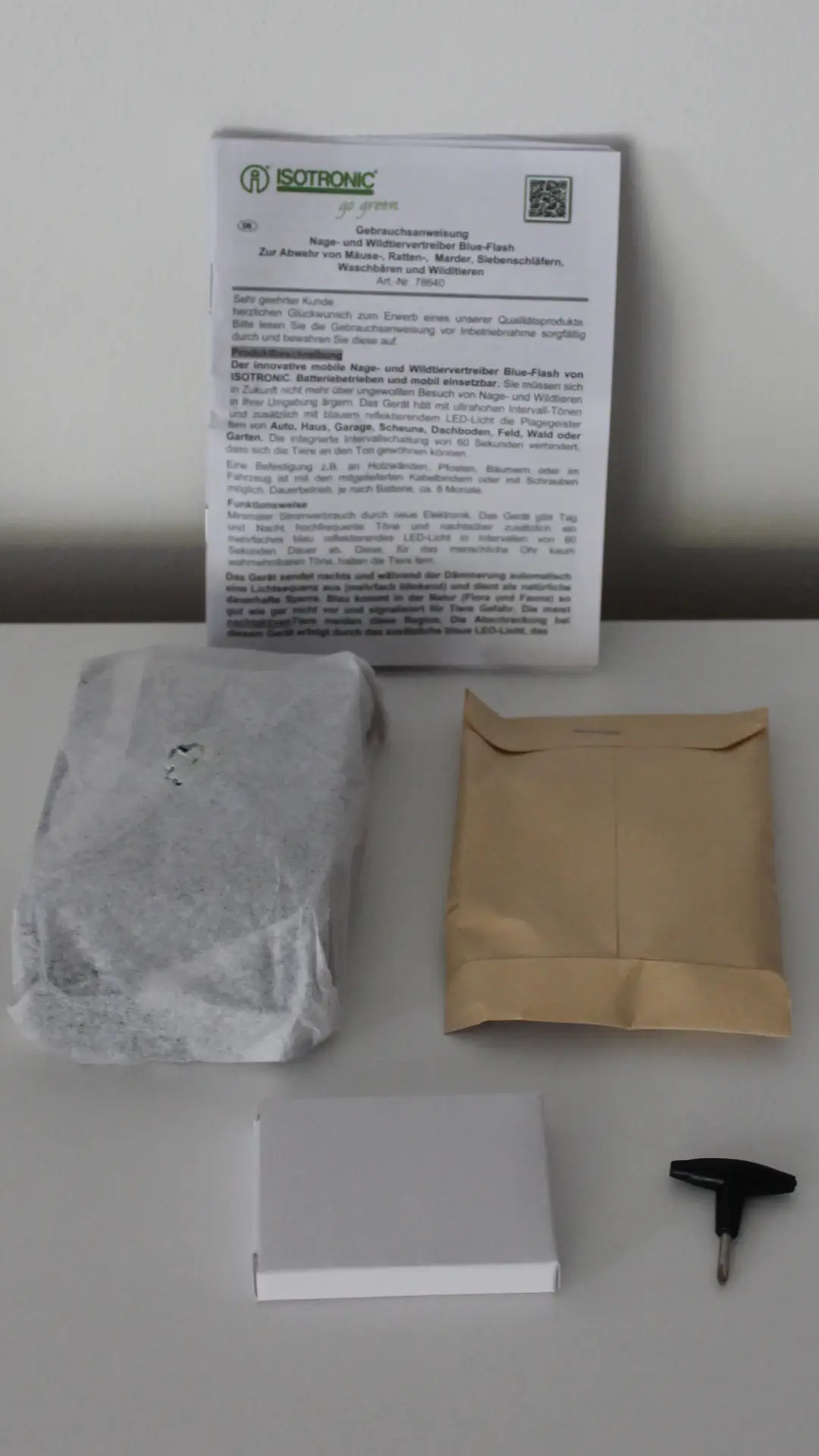 Wildtiervertereiber ISOTRONIC unboxing