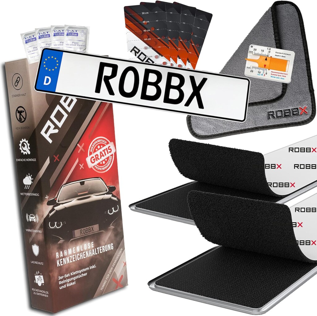 Velcro licence plate holder in the test 2023 Velcro licence plate holder in the test 2023