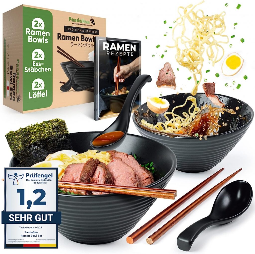 Set di ciotole per ramen in prova 2023