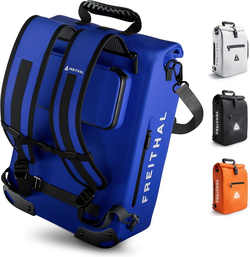 Sacoche vélo « 3 en 1 » en plastique recyclé en test 2023