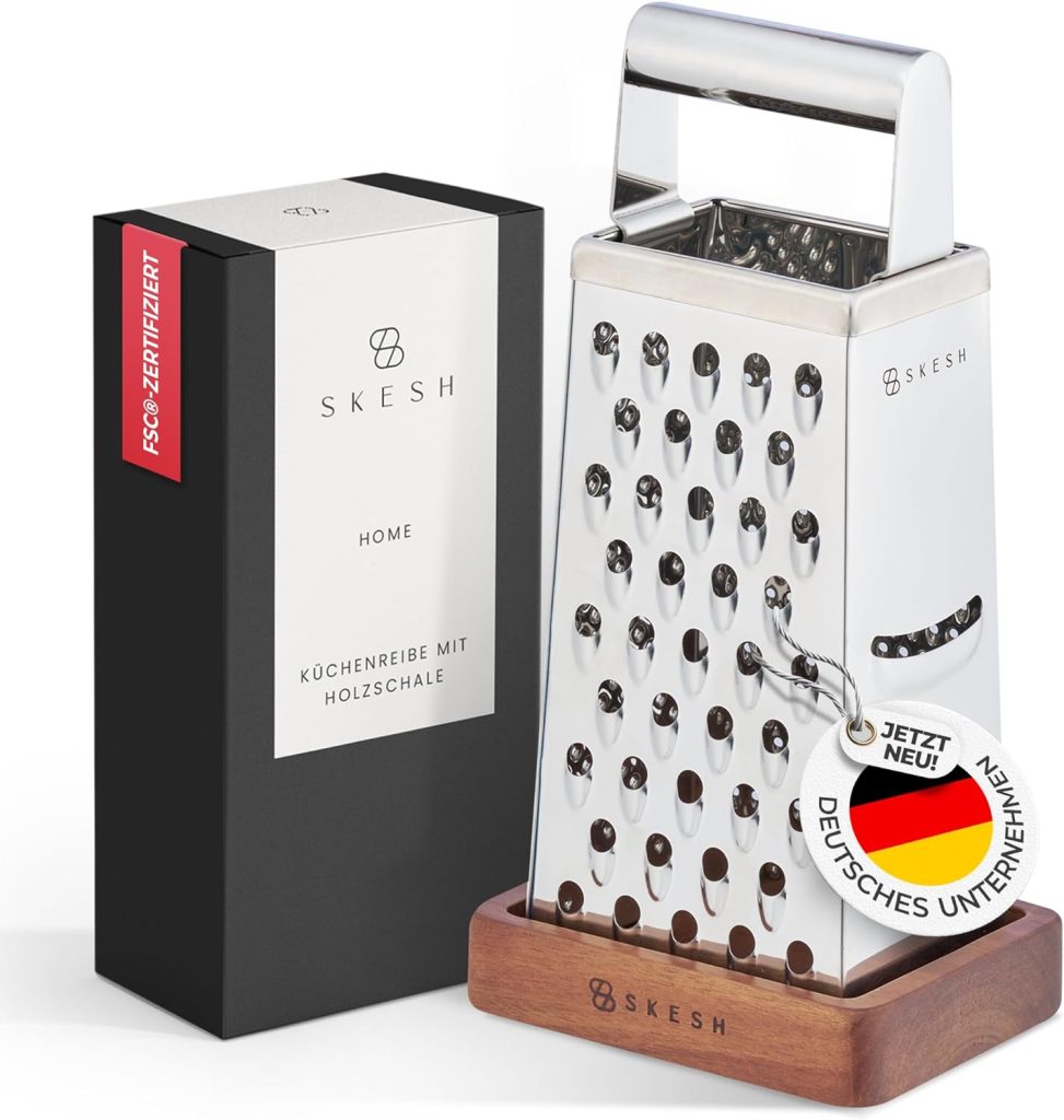 Râpe de cuisine avec bol en bois Râpe de cuisine avec bol en bois