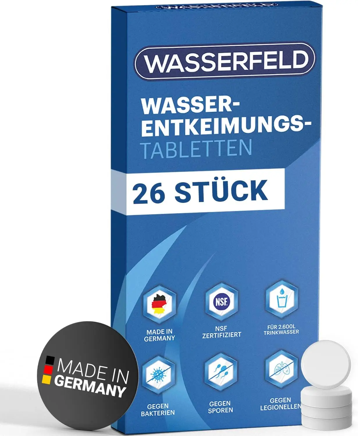 Wasserfeld Wasserentkeimungstabletten Wasserfeld Wasserentkeimungstabletten
