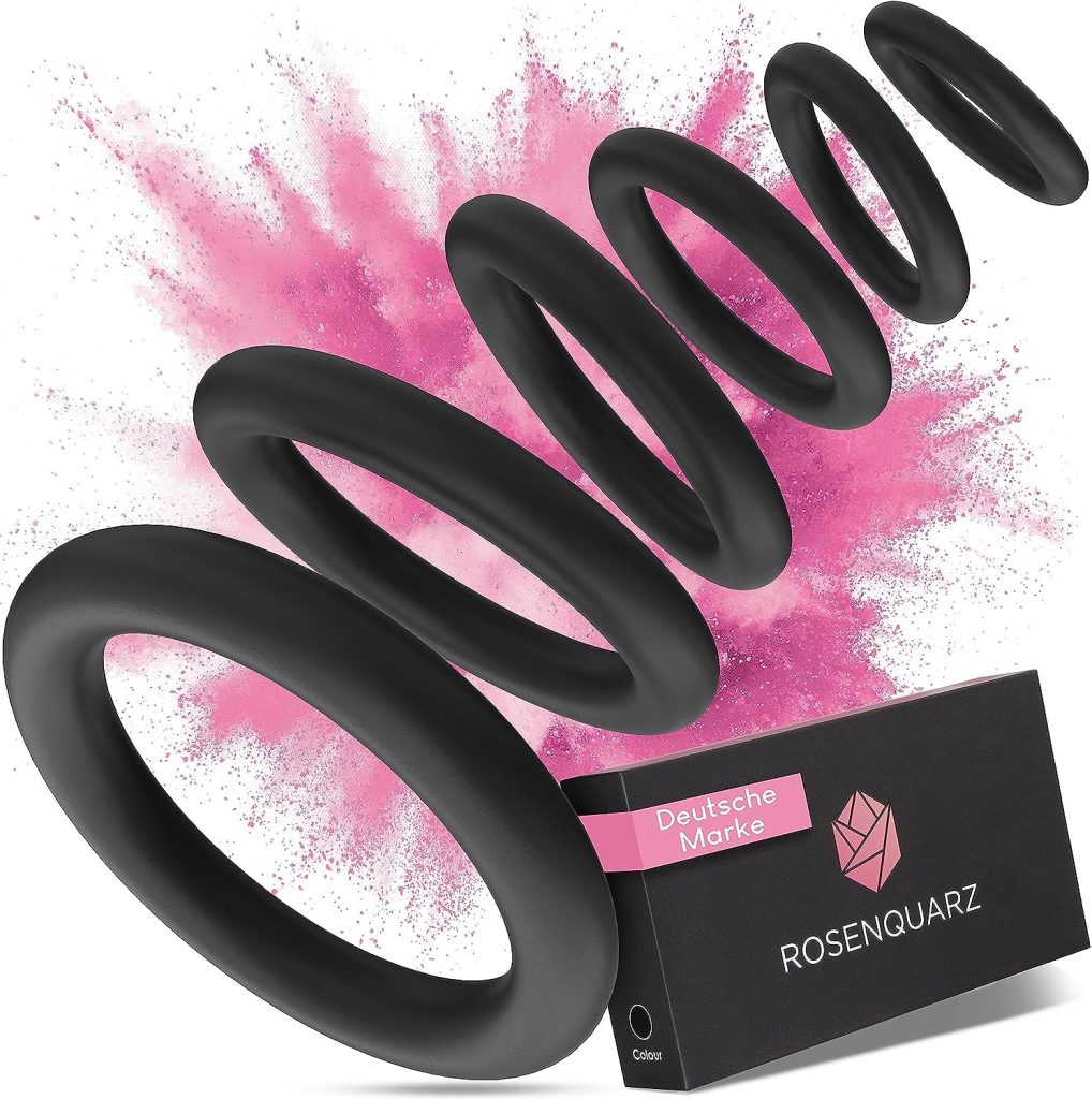 Juego de anillos para el pene ROSENQUARZ® Premium Juego de anillos para el pene ROSENQUARZ® Premium