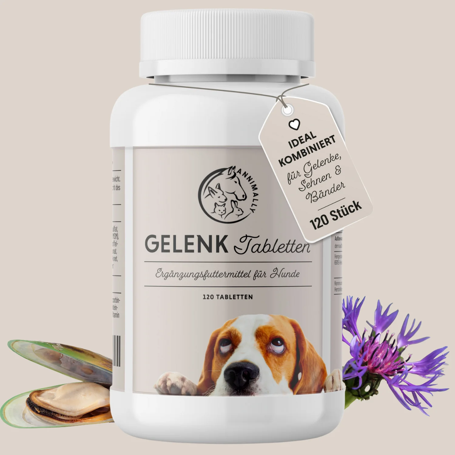 Gelenk Tabletten für Hunde von Annimally Gelenk Tabletten für Hunde von Annimally