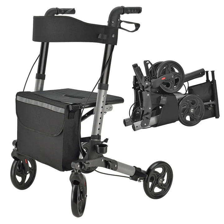 Rollator in alluminio Juskys Vital