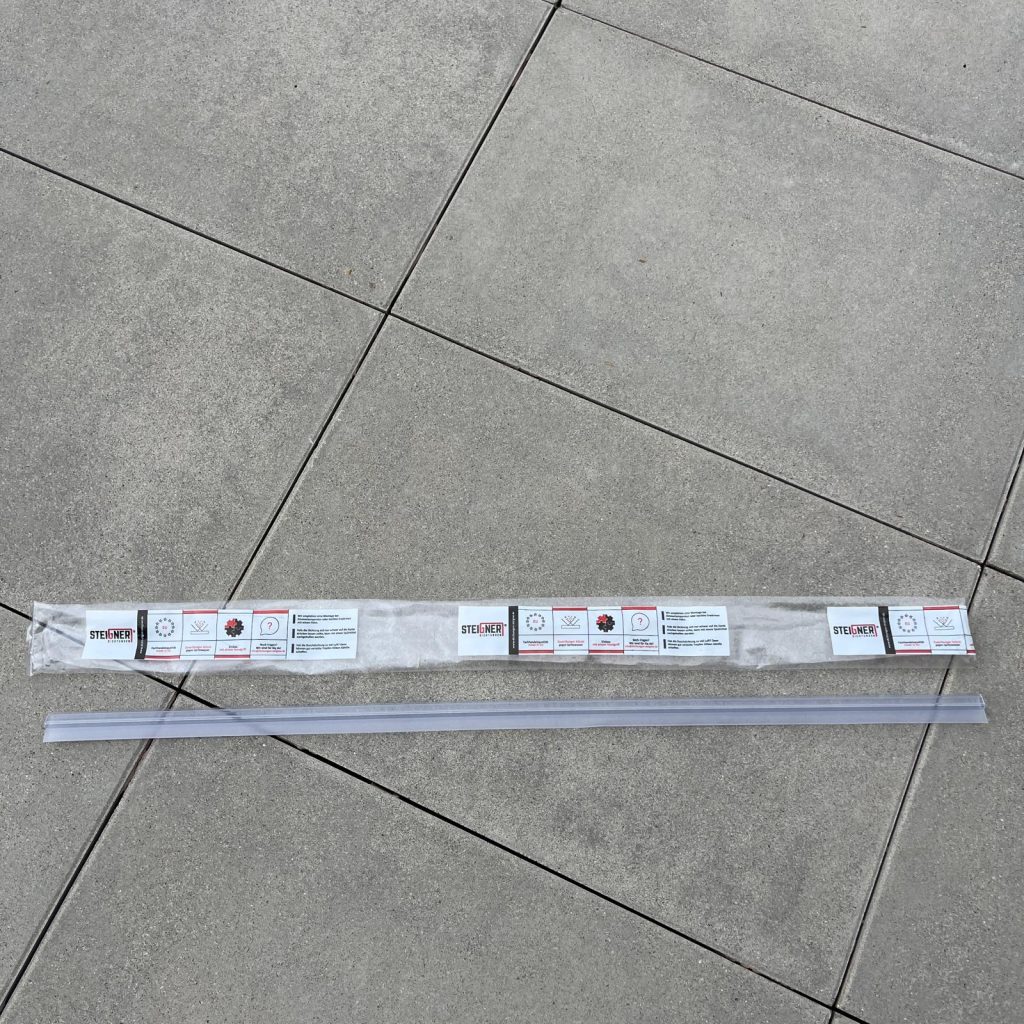 STEIGNER shower seal, 80cm UK straight, glass thickness 6/7/8 mm