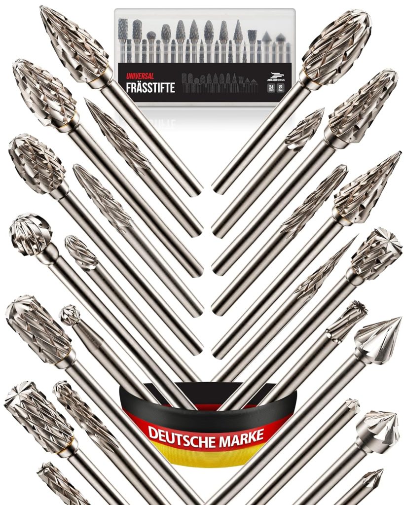 Fraises sur tige en carbure de tungstène Adlerfokus en test 2024