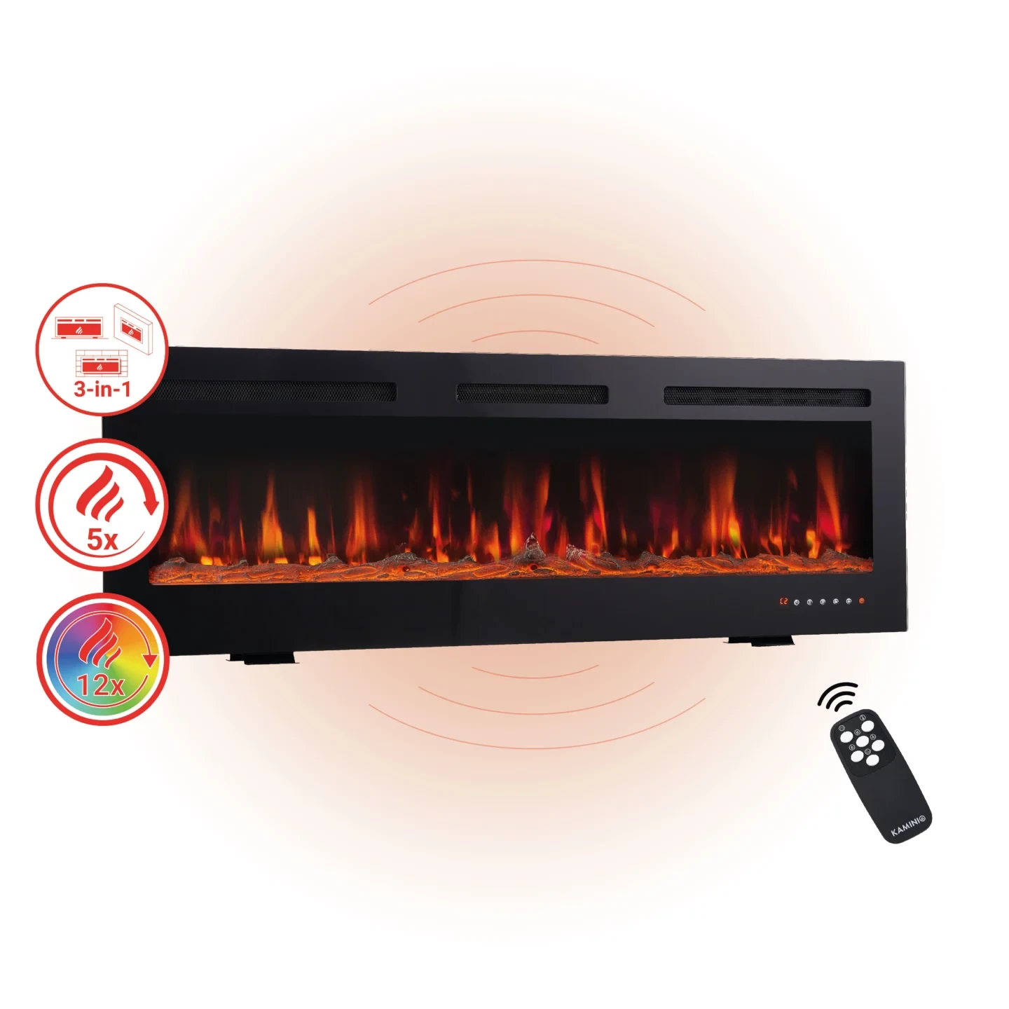Cheminée électrique Marlon de KAMINIO