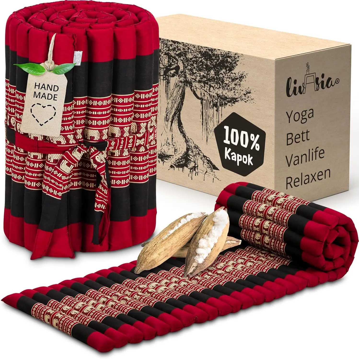 Kapok Rollmatte von livasia Kapok Rollmatte von livasia