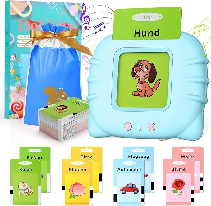 Talking flashcards German from Dokkita
