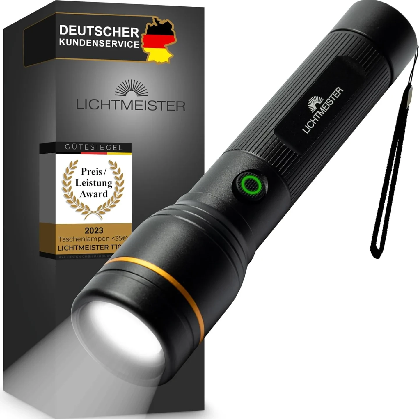 LICHTMEISTER® T1000 Taschenlampe