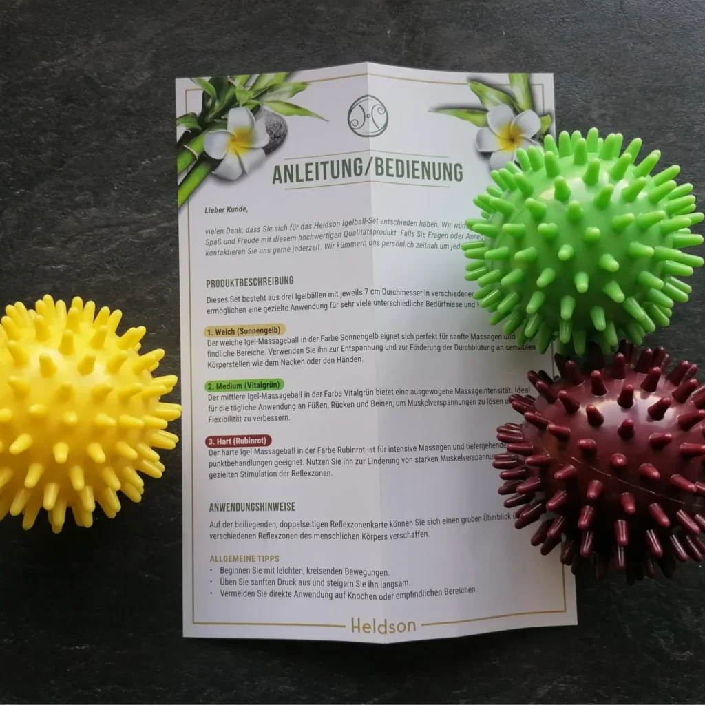 HELDSON – Hedgehog Massage Ball Set
