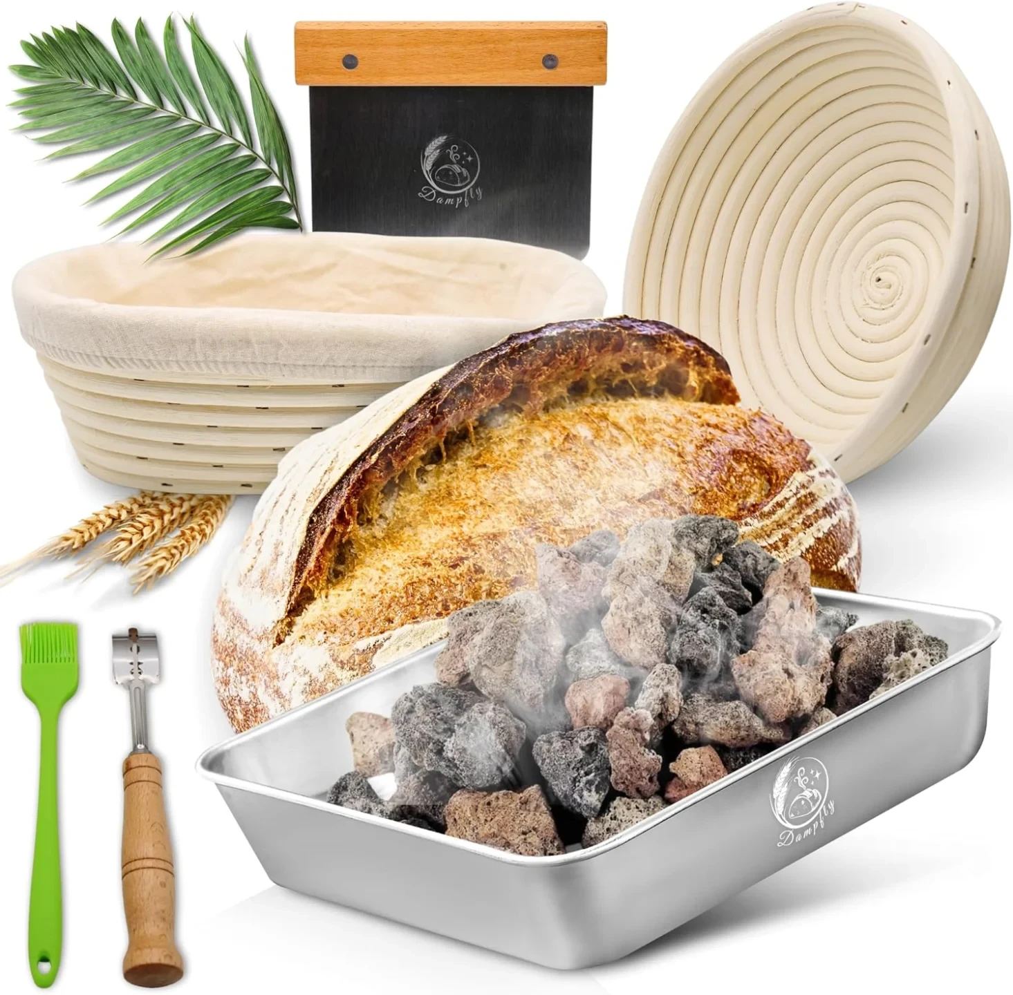 Dampfly Dampfschüssel-Set zum Brotbacken