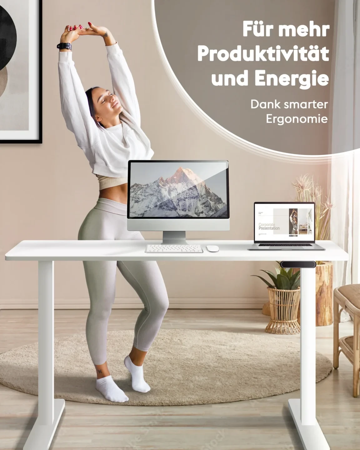 Height-adjustable desk from Wonavo Height-adjustable desk from Wonavo